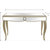 Eleanor 47.6 in. Champagne Rectangle Glass Console Table