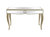 Eleanor 47.6 in. Champagne Rectangle Glass Console Table