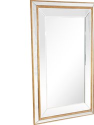 Finley 27.2 in. x 38 in. Casual Rectangle Framed Classic Accent Mirror