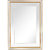 Finley 27.2 in. x 38 in. Casual Rectangle Framed Classic Accent Mirror - Antique Gold