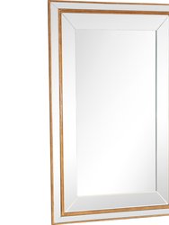 Finley 27.2 in. x 38 in. Casual Rectangle Framed Classic Accent Mirror