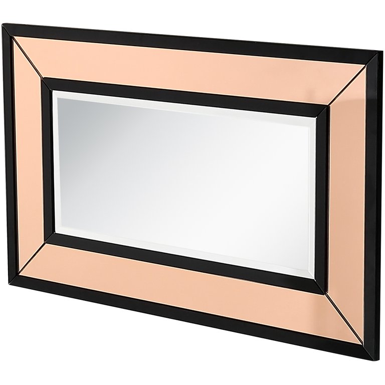 Gelenau 25.6 in. x 41.3 in. Casual Rectangle Framed Classic Accent Mirror