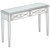 Helena 48" Silver Rectangle Glass Console Table