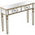 Holland 47.2" Champagne Rectangle Glass Console Table