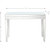 Holly 44" Clear Rectangle Glass Console Table