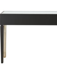 Huxley 48" Champagne Rectangle Glass Console Table