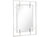 Kinney 29" x 42" Casual Rectangle Framed Floating Accent Mirror