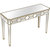 Lilian 47.2" Champagne Rectangle Glass Console Table