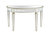 Marilyn 47.5 in. Champagne Half Moon Glass Console Table - Champagne