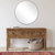 Metal Frame 32 in. x 32 in. Casual Round Framed Classic Accent Mirror