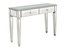 Miriam 47.25 in. Antique Silver Rectangle Glass Console Table - Antique Silver