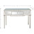 Morgan 48 in. Silver Rectangle Glass Console Table