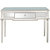 Morgan 48 in. Silver Rectangle Glass Console Table - Silver