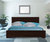 Oxford Brown Espresso Platform Bed