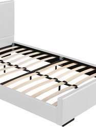 Platform Bed - Abbey White