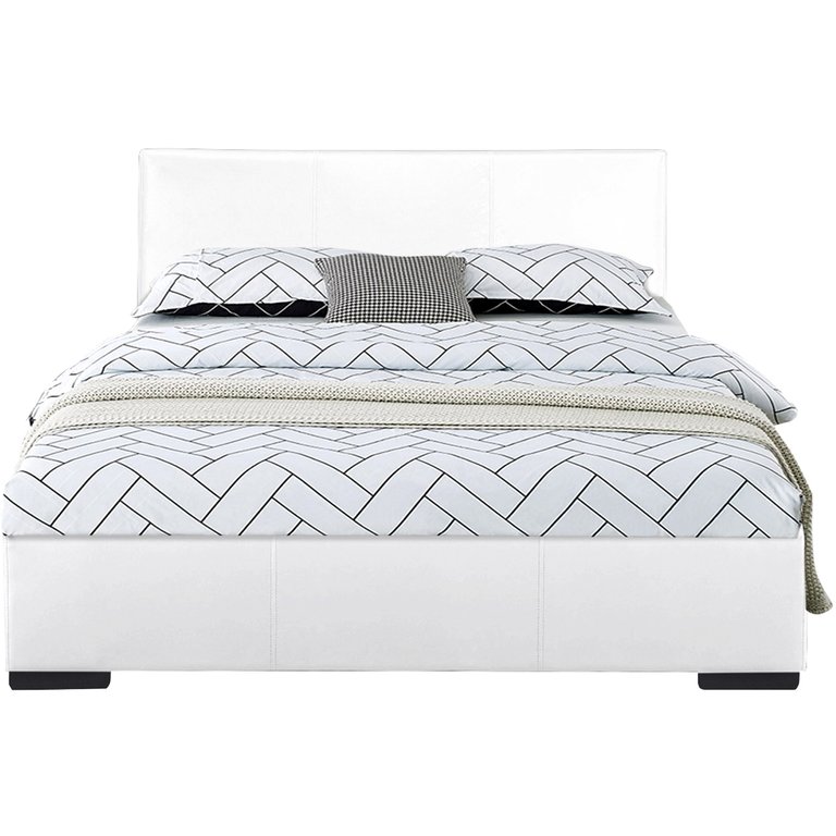 Platform Bed - Abbey White - Abbey White