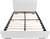 Platform Bed - Abbey White