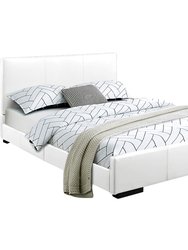 Platform Bed - Abbey White