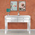 Rennes 47.2" Clear Rectangle Glass Console Table