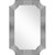 Templar 23.625" x 35.375" Casual Irregular Framed Classic Accent Mirror - Gray