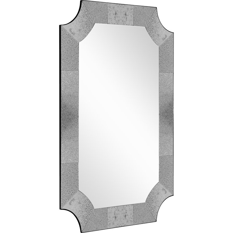 Templar 23.625" x 35.375" Casual Irregular Framed Classic Accent Mirror