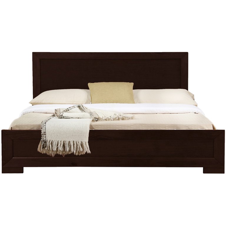 Trent Brown Espresso Platform Bed - Espresso