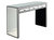 Wyatt 48" Rectangle Glass Console Table - Black