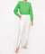 Amelie Twill Pant - White