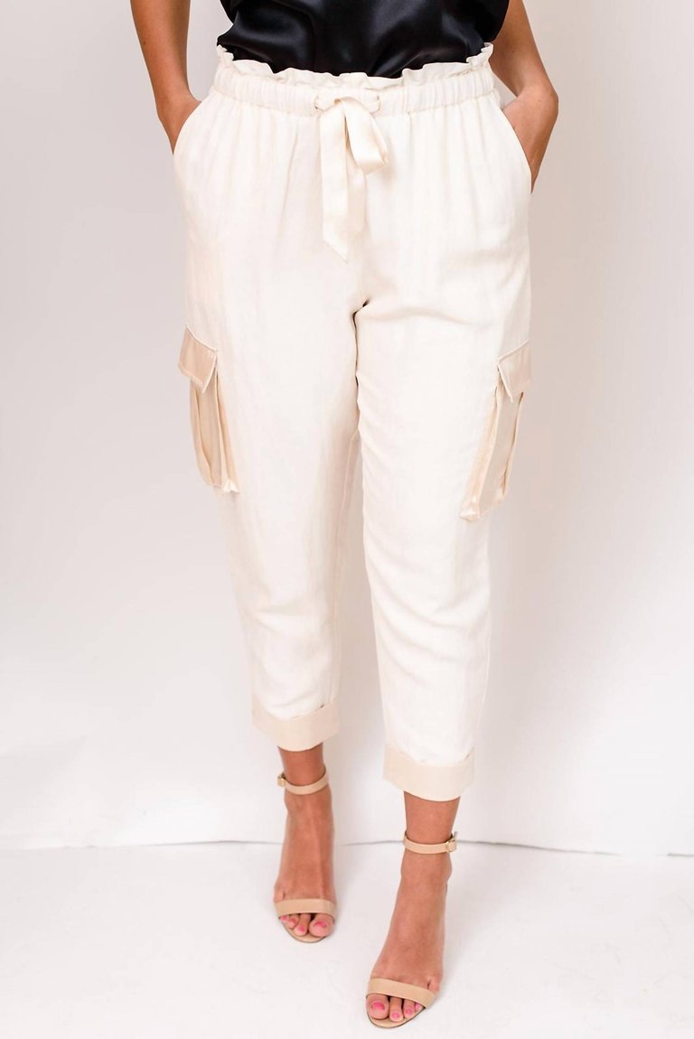 Harley Pant In Ivory - Ivory