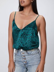 Olivia Cami In Emerald Leopard - Emerald Leopard