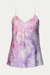 Raine Silk Camisole In Frosting Tie Dye - Frosting Tie Dye