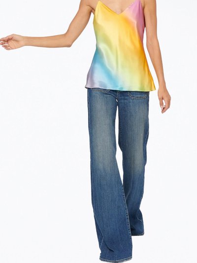 Cami NYC Raine Silk Camisole In Rainbow Wash product