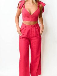 Rylie Pant - Raspberry - Raspberry