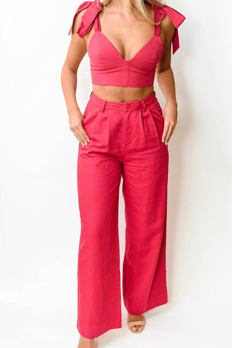 Rylie Pant - Raspberry - Raspberry