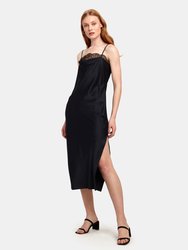 The Romy Silk Charmeuse Midi Dress