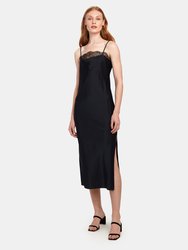 The Romy Silk Charmeuse Midi Dress