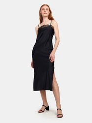 The Romy Silk Charmeuse Midi Dress