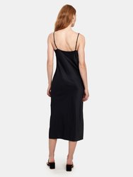 The Romy Silk Charmeuse Midi Dress