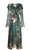 International Women Verdis World Silk Chiffon Ruffle Wrap Dress