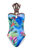 Women's What's Your Vice Bandeau One Piece Swimsuit With Ring - Multicolor