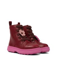 Ankle Boots Unisex Camper Twins - Burgundy/Pink