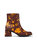 Ankle Boots Women Camper Kiara - Burgundy/Orange  - Burgundy/Orange