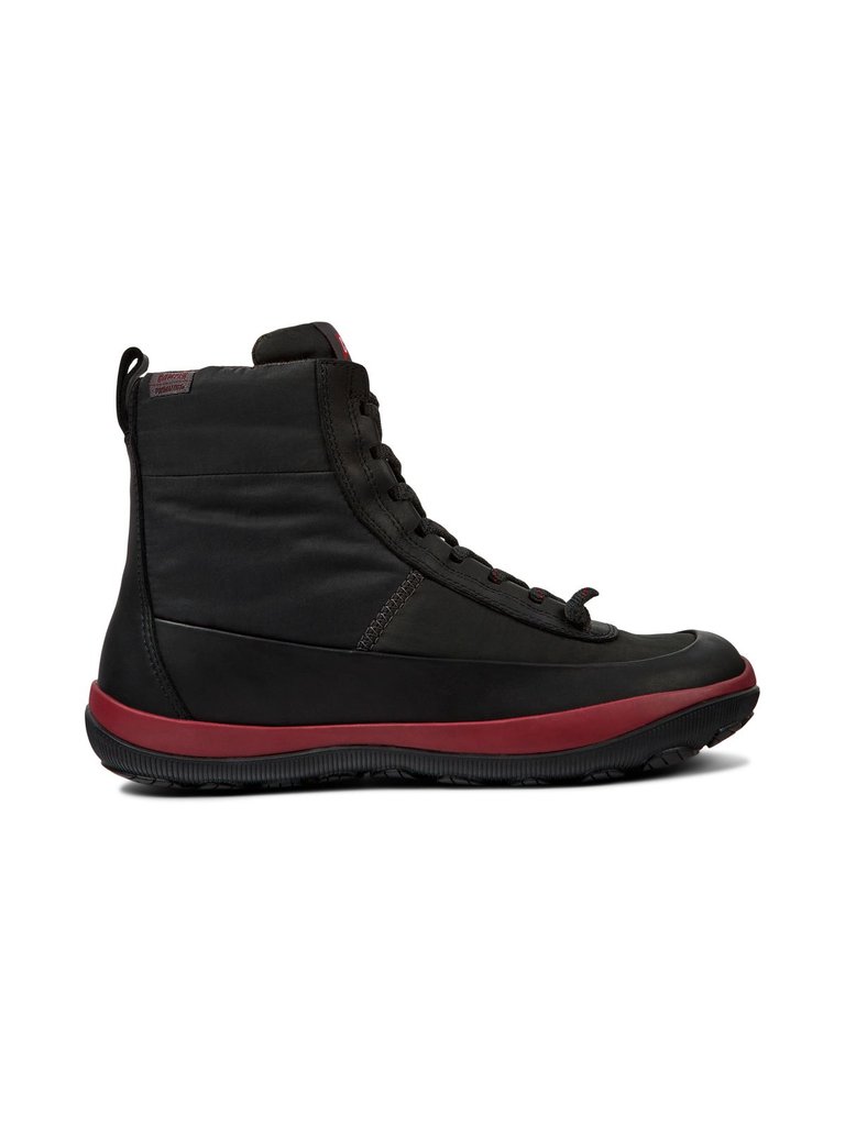 Ankle Boots Women Peu Pista - Black/Red - Black/Red