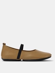 Ballerinas Right Nina Shoes - Medium Brown