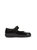 Girls Spiral Comet Suede Mary Jane - Black