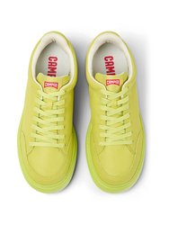 Green Leather Runner K21 Sneakers For Men