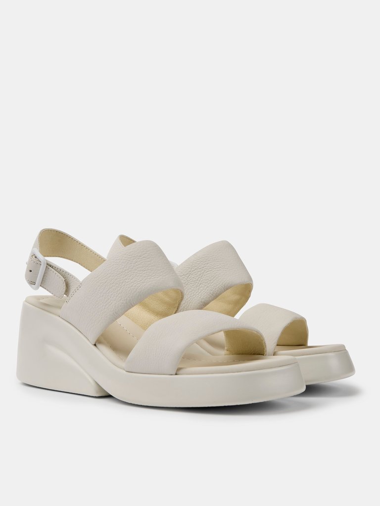 Kaah Sandals - White Natural - White Natural