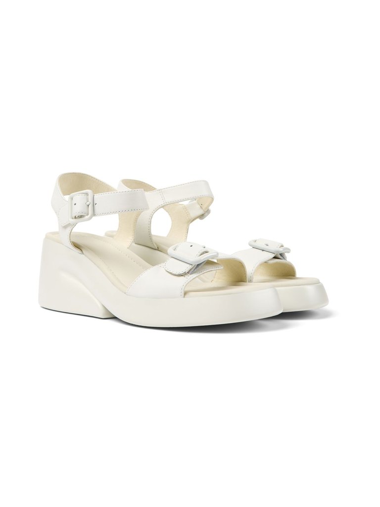 Kaah Sandals - White Natural