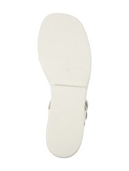 Kaah Sandals - White Natural