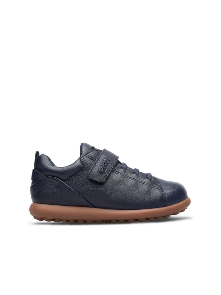 Kids Pelotas Ariel Leather Sneaker - Dark Blue - Dark Blue